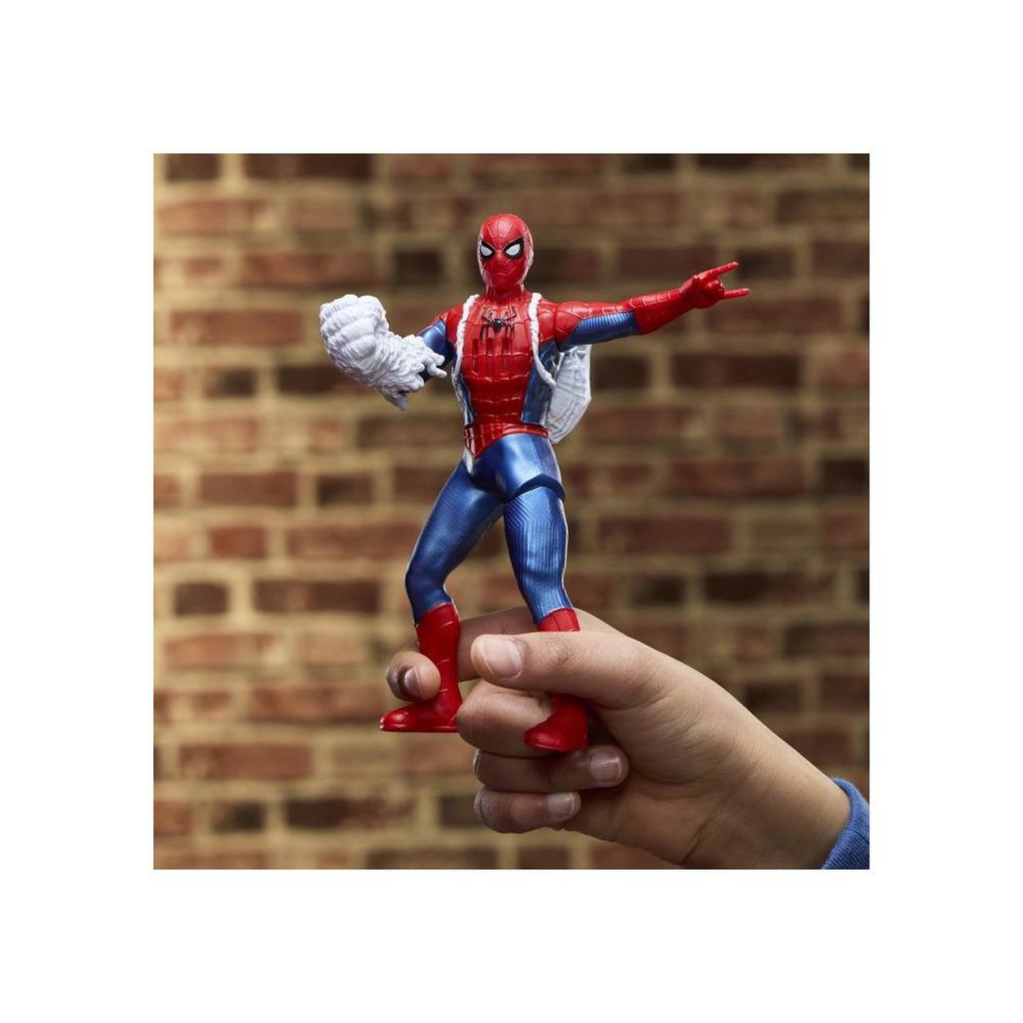 Voir la diapositive 5 : HASBRO Cd? Non — marvel spider-man action fx figurine électronique 15 cm avec effets sonores, coup de poing en toile, plastique rouge et bleu, dès 4 ans