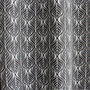 Voir la diapositive 6 : TOILINUX Rideau en coton recyclé BAYA - 140 x 240 cm - Gris foncé
