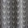 Voir la diapositive 6 : TOILINUX Rideau en coton recyclé BAYA - 140 x 240 cm - Gris foncé