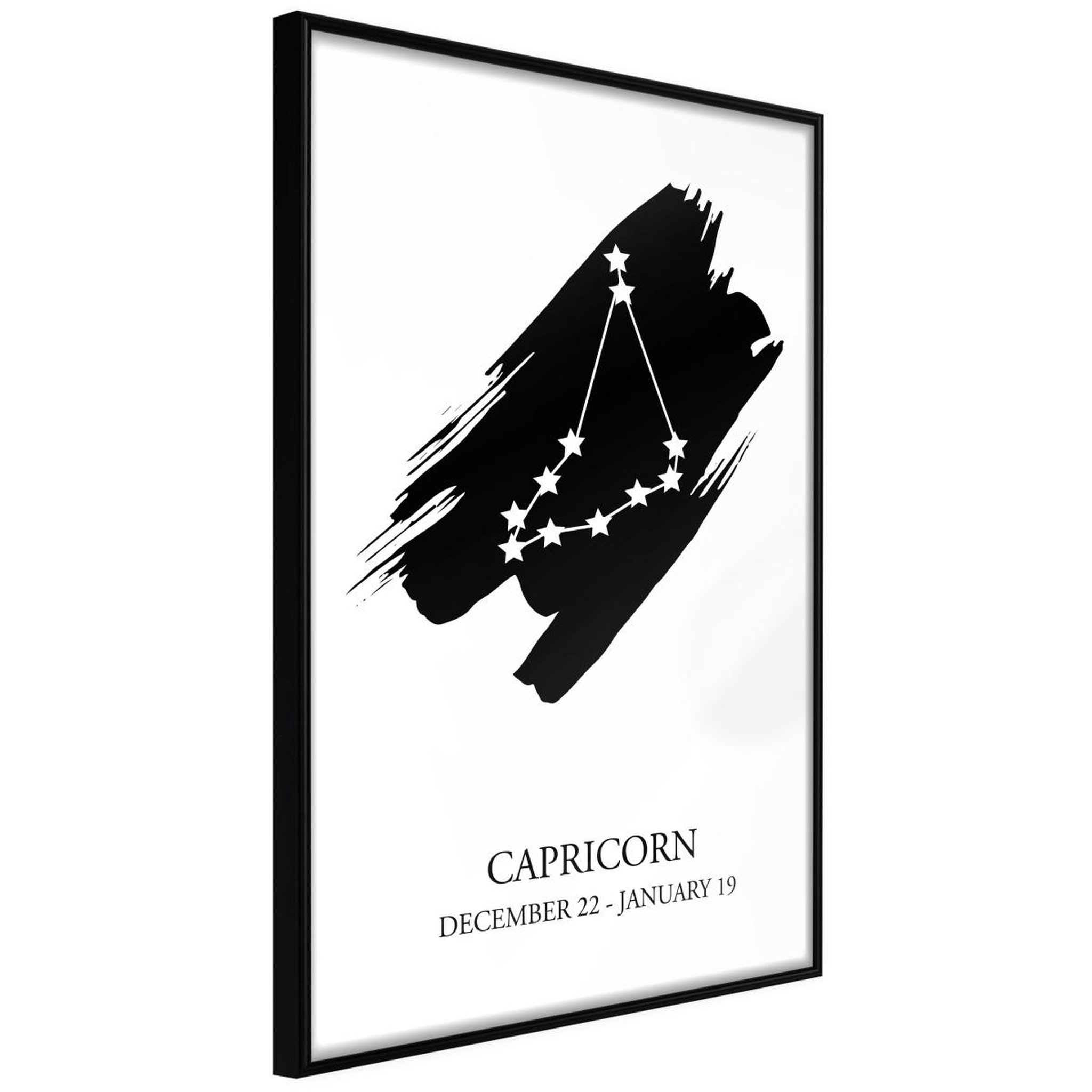 Paris Prix Affiche murale encadrée  zodiac capricorn i