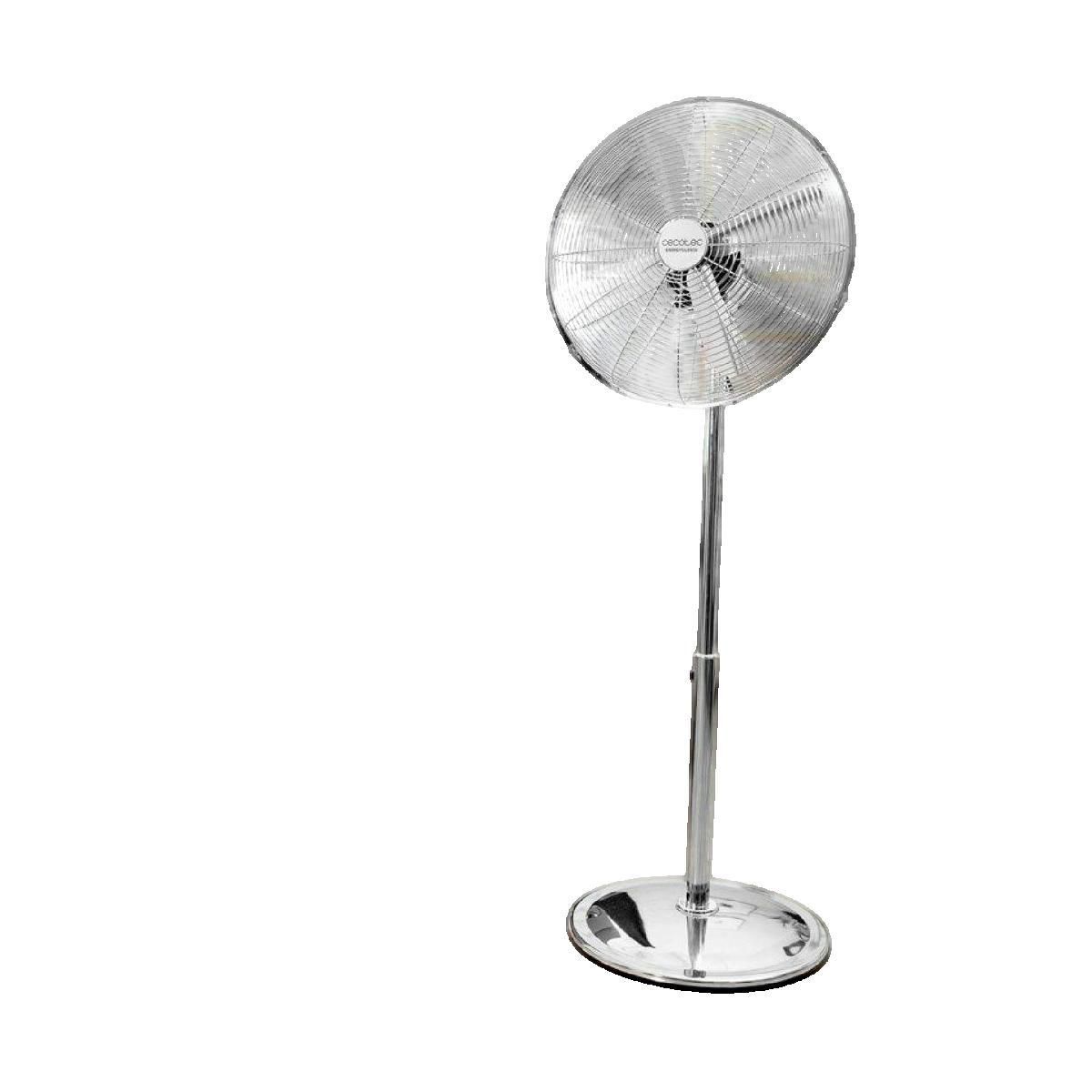 CECOTEC Ventilateur sur pied Cecotec EnergySilence 620 Retrostyle chromé