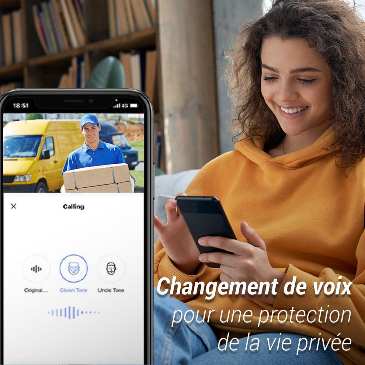EZVIZ Sonnette connectée EP3X PRO2K+ 1080p/ 2cam/ 32Go int+Pan S.