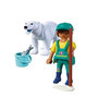 Voir la diapositive 2 : PLAYMOBIL 72090 Zoo : Ours polaire et gardien de zoo