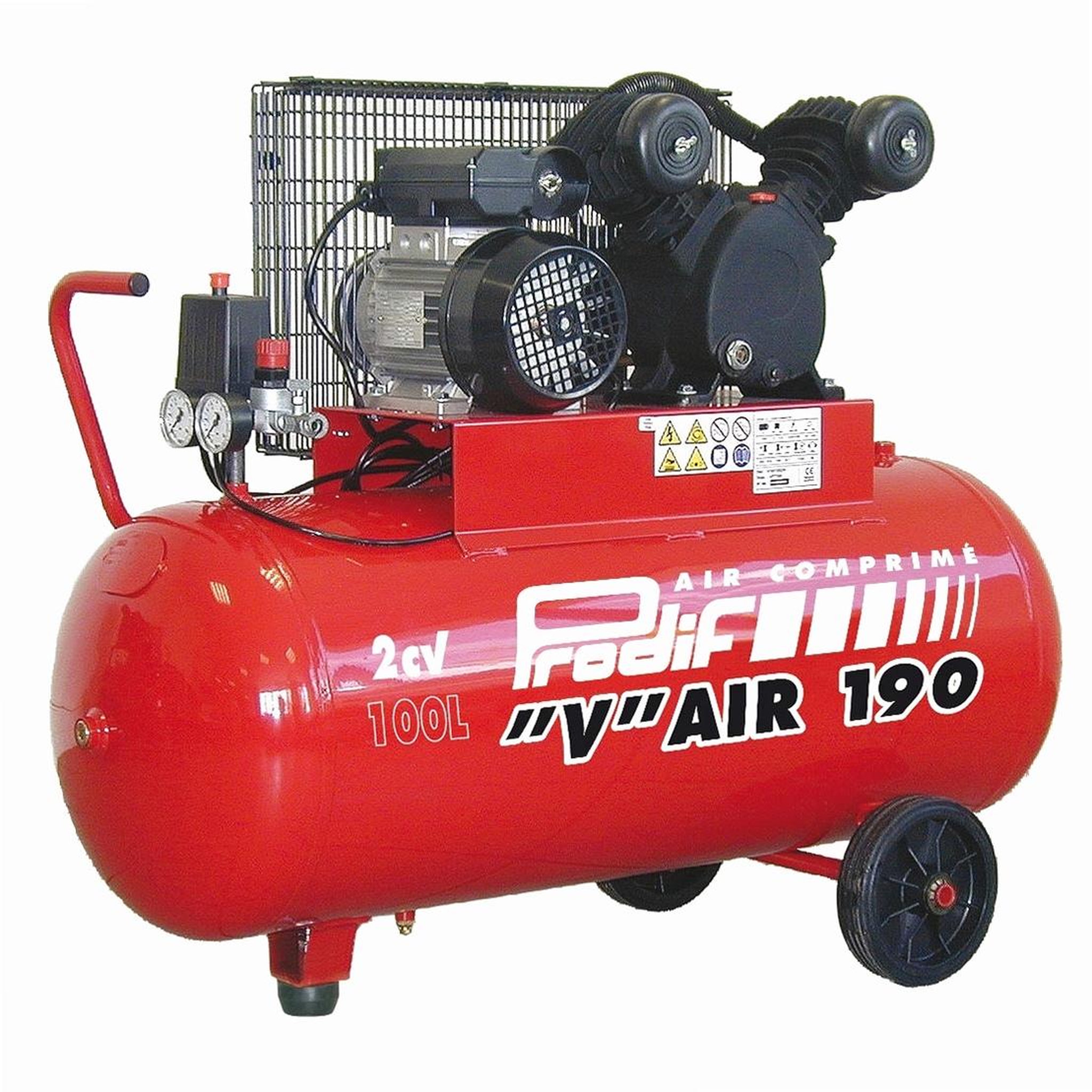 PRODIF Compresseur d'air 100 L 9 bar