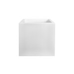 ELHO Jardinière carré en plastique 30 x 30 cm Elho Vivo Next Square blanc