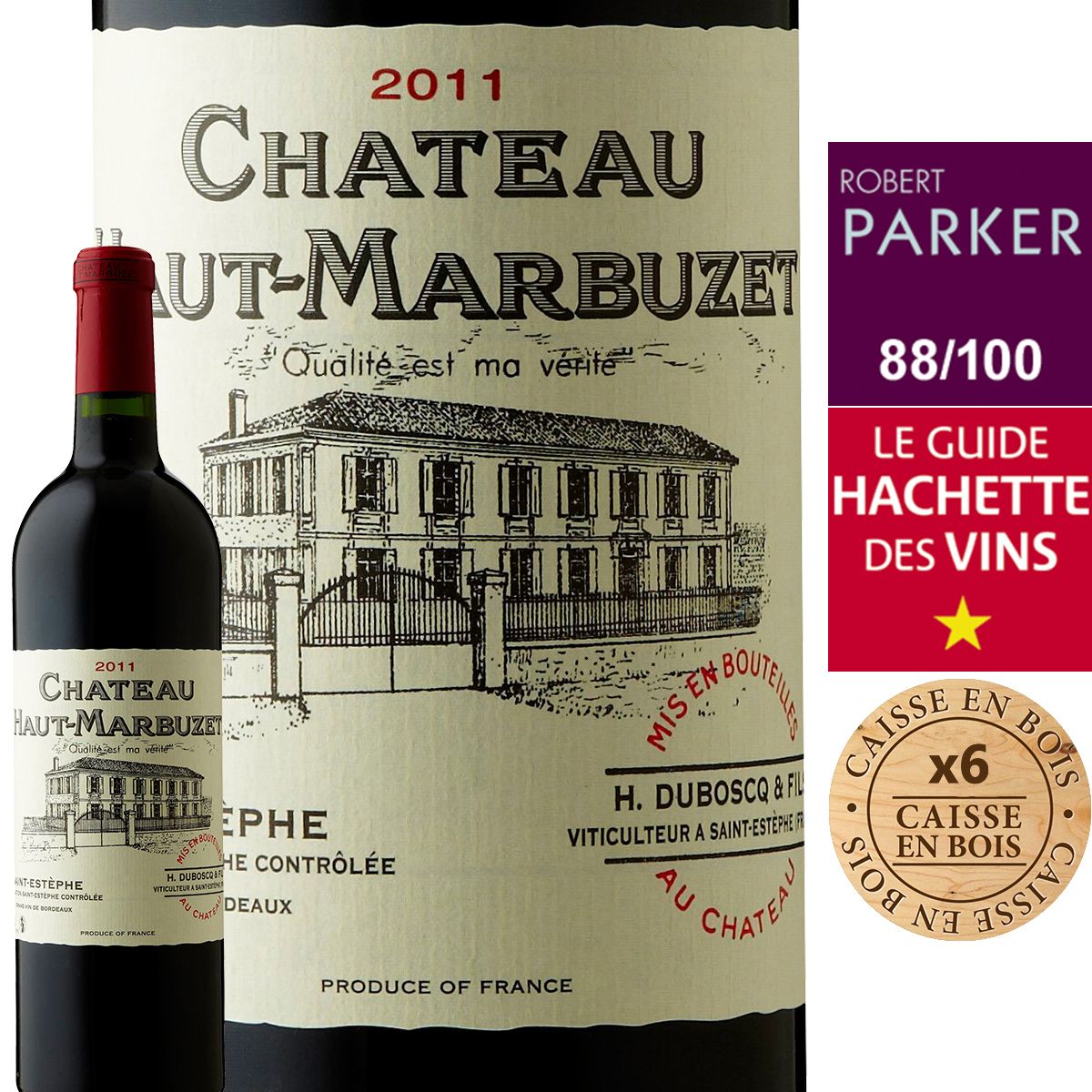 Château Haut-Marbuzet Saint-Estèphe Rouge 2011