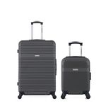 AMERICAN TRAVEL AMERICAN TRAVEL - Lot de 2 - Valises grand format et cabine XXS MEMPHIS. Coloris disponibles : Noir, Gris