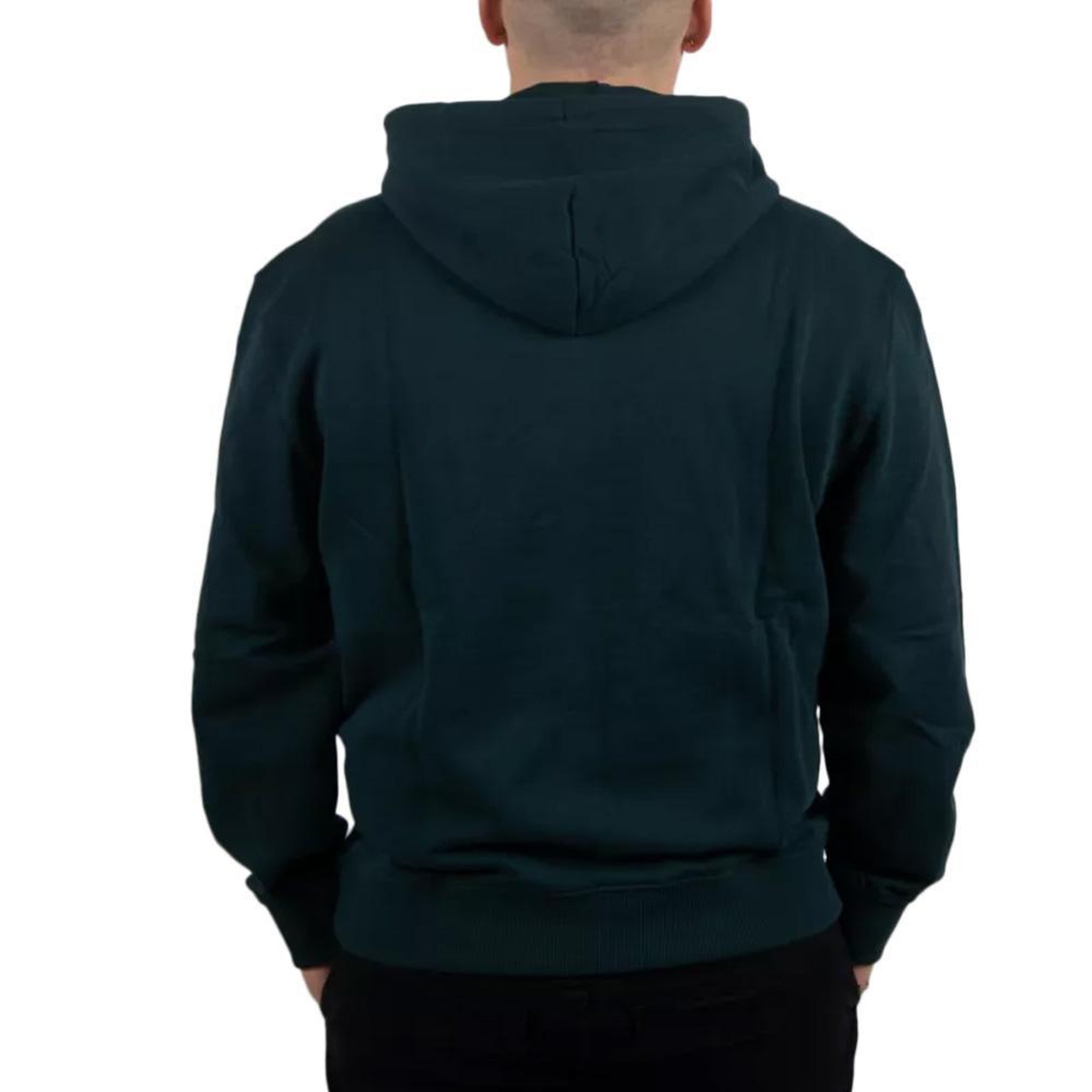 Voir la diapositive 2 : CALVIN KLEIN JEANS Sweat à Capuche Marine Homme Calvin Klein Jeans  350 Terry