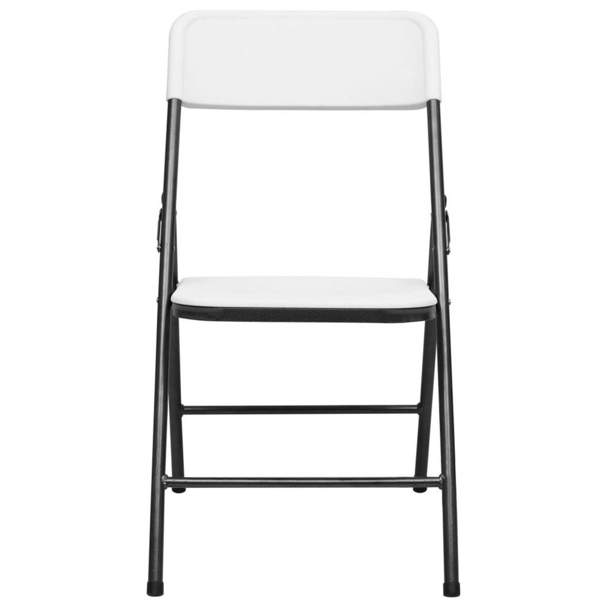 VIDAXL Chaises de jardin pliables lot de 4 PEHD Blanc