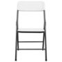 Voir la diapositive 3 : VIDAXL Chaises de jardin pliables lot de 4 PEHD Blanc