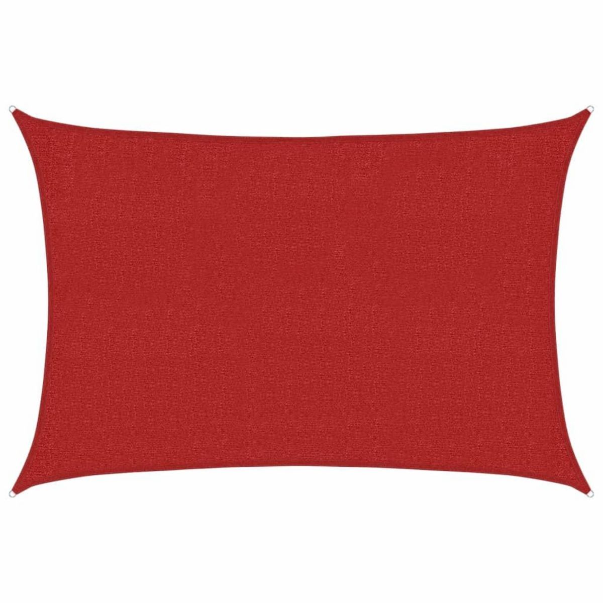 VIDAXL Voile d'ombrage 160 g/m^2 Rouge 2x3 m PEHD