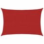Voir la diapositive 2 : VIDAXL Voile d'ombrage 160 g/m^2 Rouge 2x3 m PEHD
