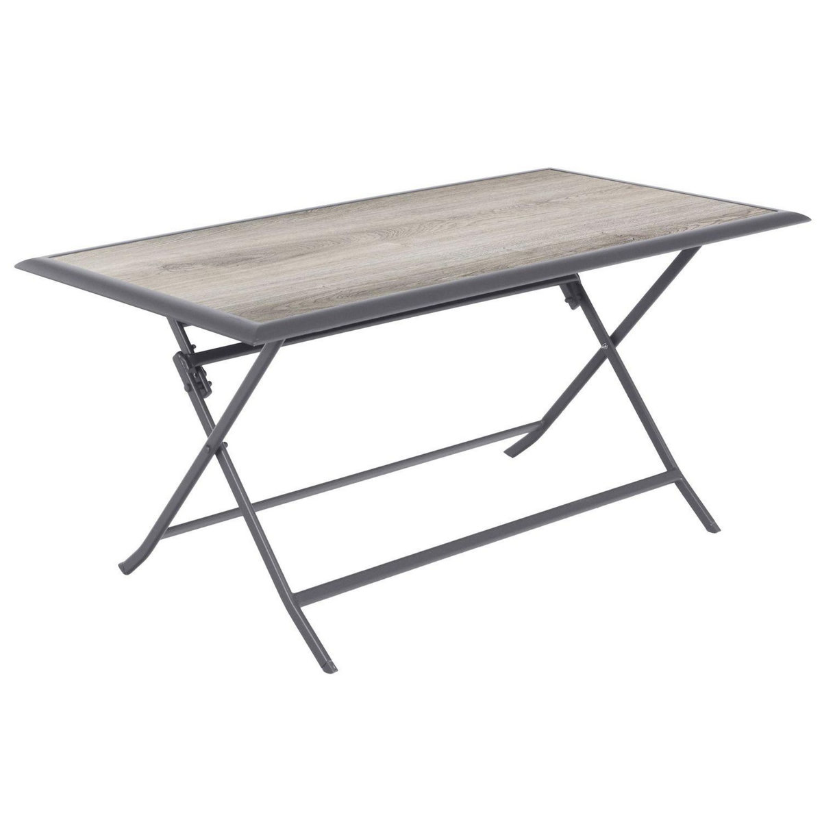 HESPERIDE Table de jardin pliante Azua en aluminium