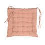 Voir la diapositive 1 : Paris Prix Galette de Chaise Matelassée  Essentiel  40x40cm Rose Blush