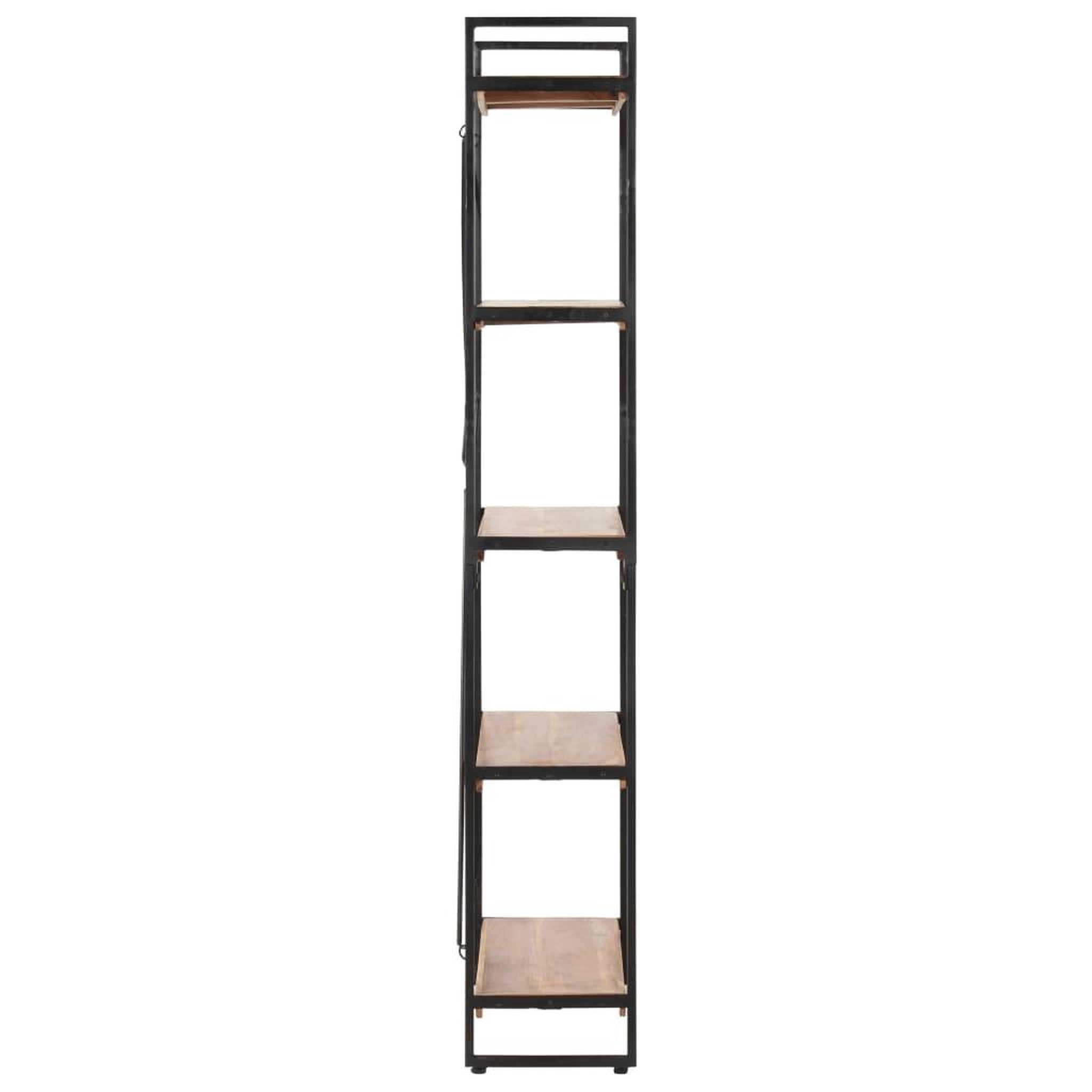 Voir la diapositive 3 : VIDAXL Bibliotheque a 5 niveaux 140x30x180 cm Bois d'acacia solide