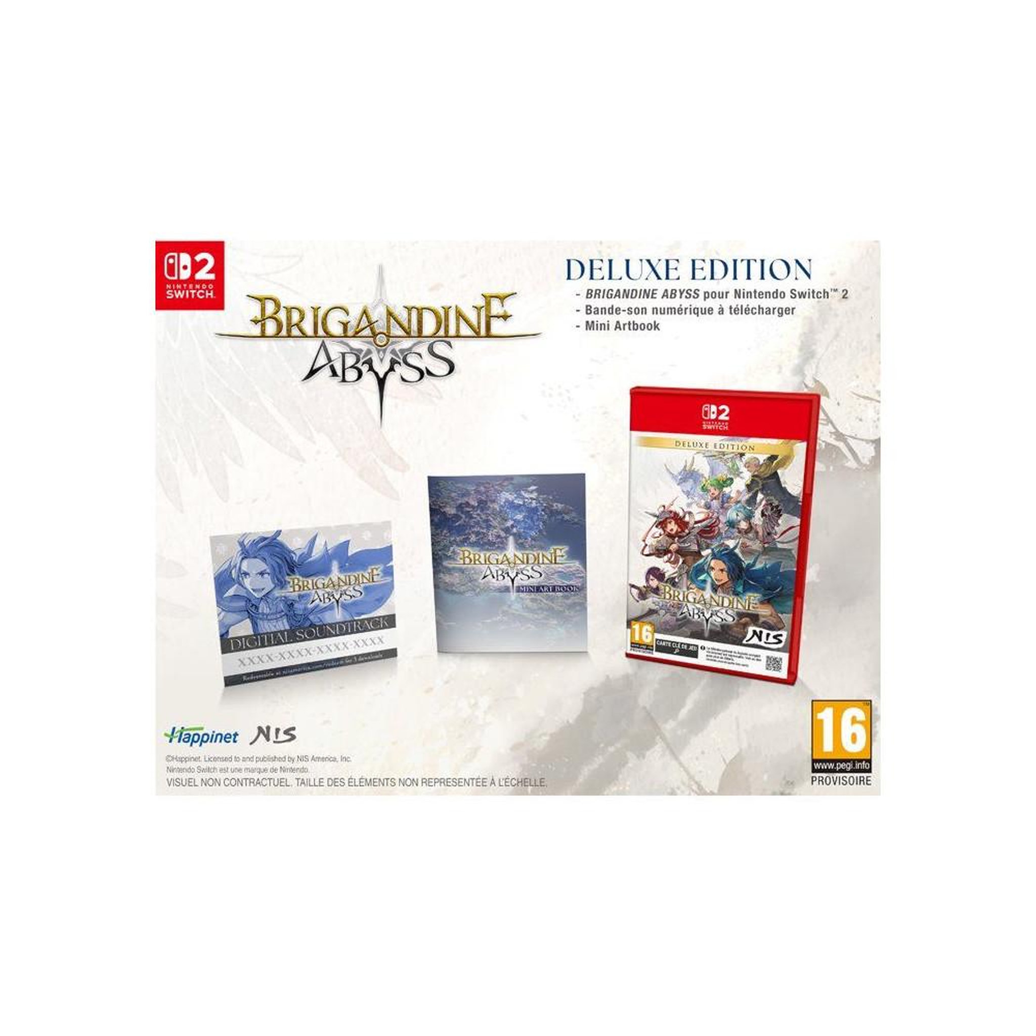 Voir la diapositive 2 : NIS Sw2 brigandine abyss deluxe edition switch