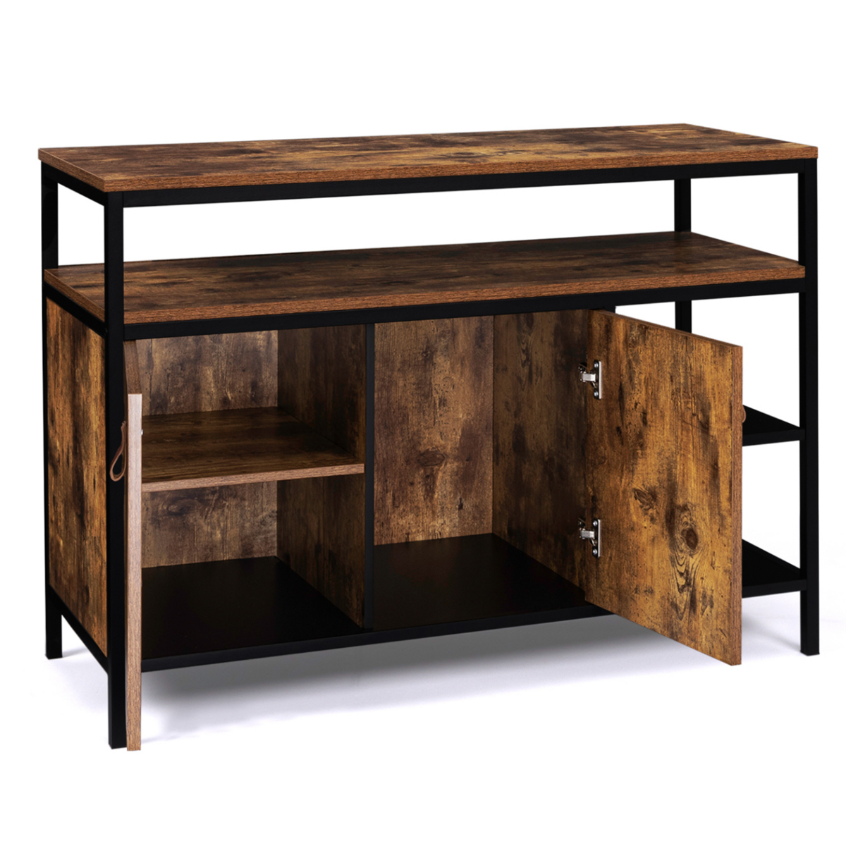 ID MARKET Buffet bas 2 portes 100 cm CHICAGO design industriel