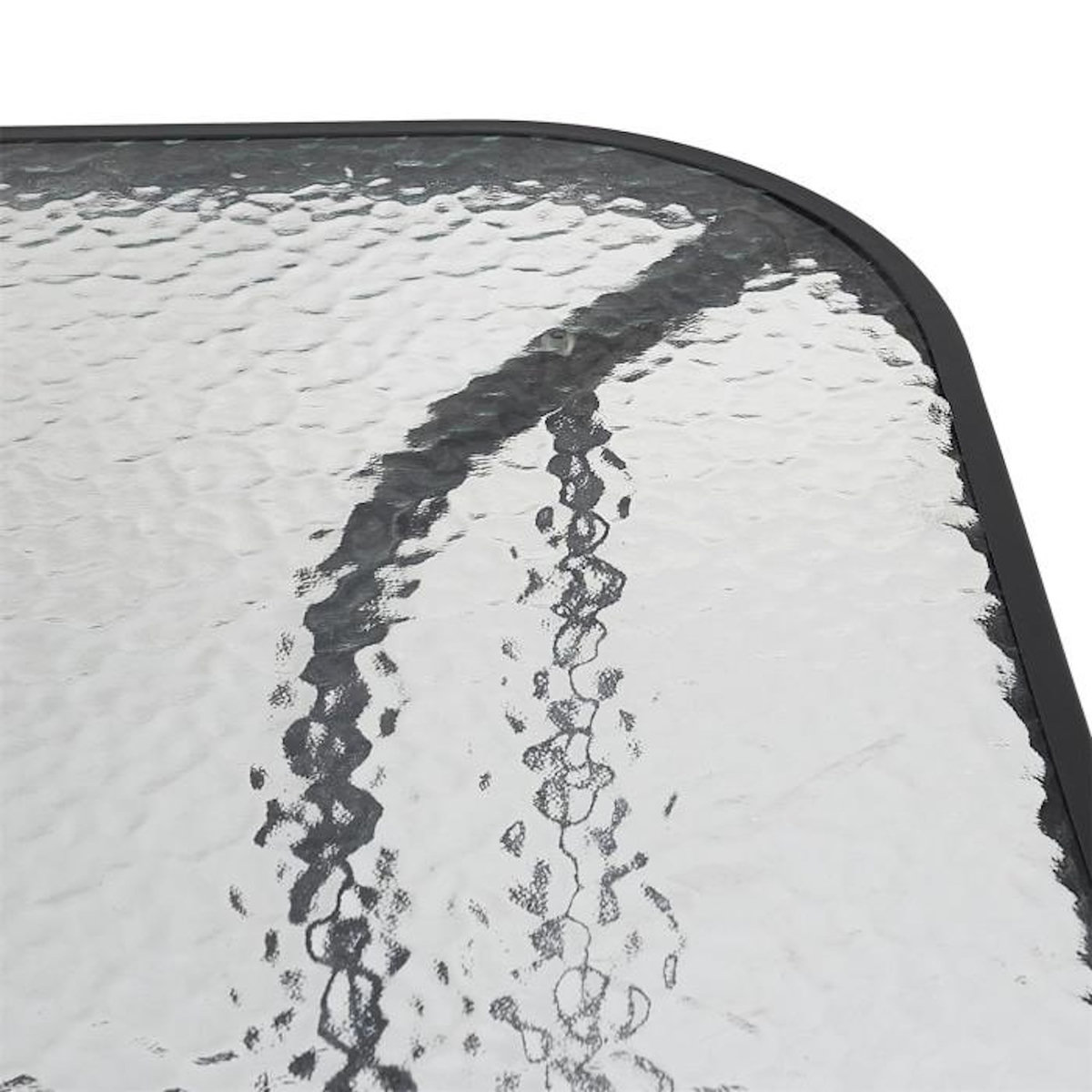 Paris Prix Ensemble Table de Jardin & 4 Chaises  Parasol  120cm Noir