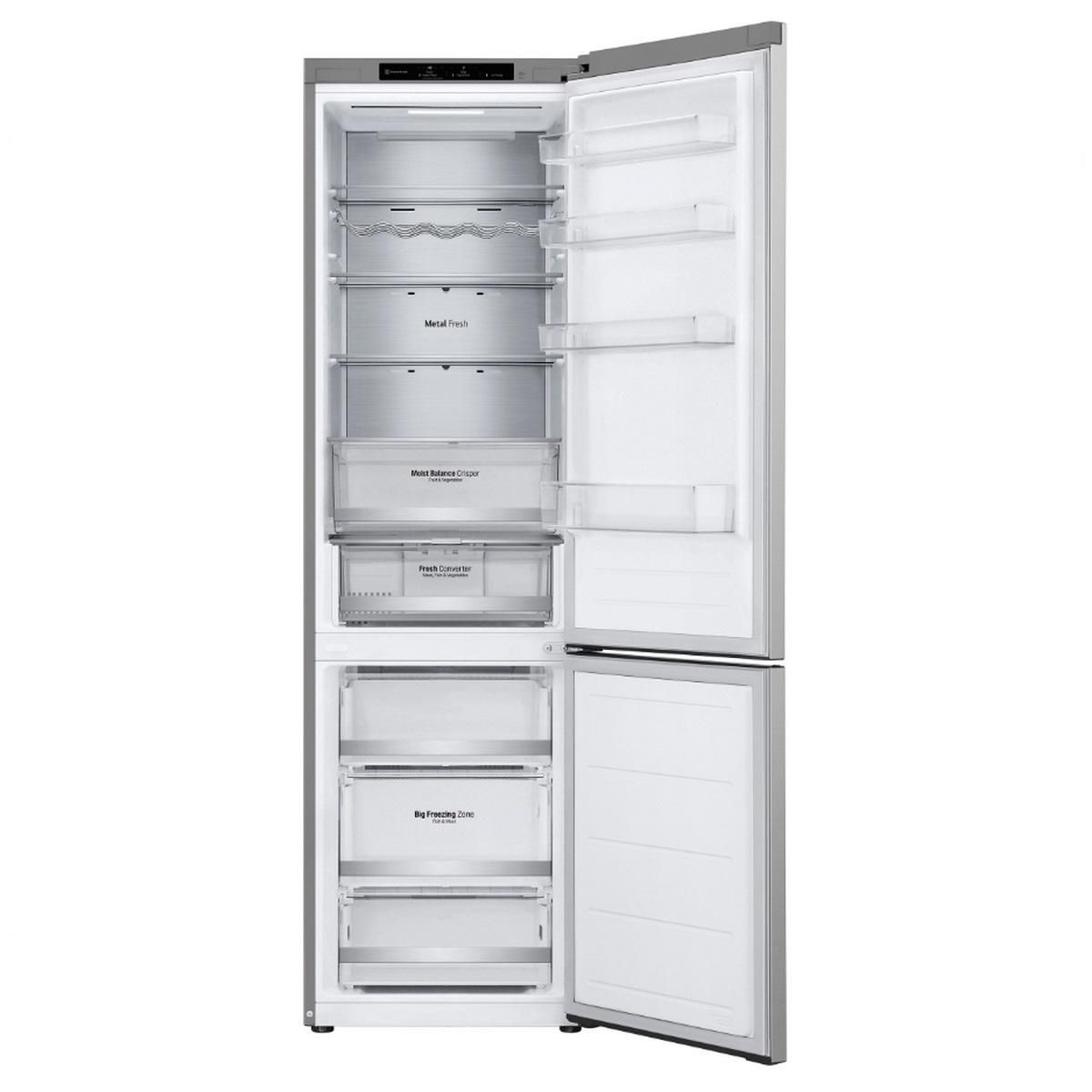 LG Réfrigérateur combiné 60cm 387l nofrost silver - GBV5240DPY