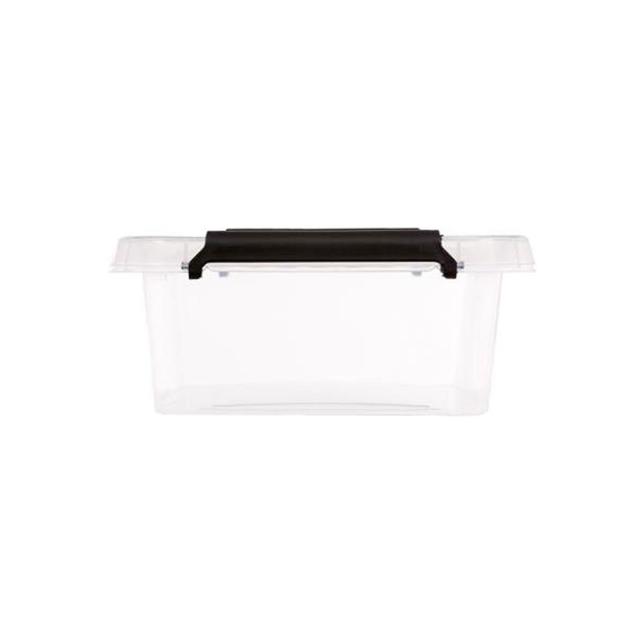 Voir la diapositive 3 : FIVE Boîte de rangement basse  clip  3l transparent