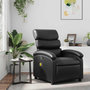 Voir la diapositive 1 : VIDAXL Fauteuil de massage inclinable Noir Similicuir