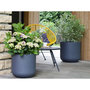 Voir la diapositive 2 : Eda Pot de fleurs rond en plastique Graphit Up anthracite - Ø 40 cm - Eda