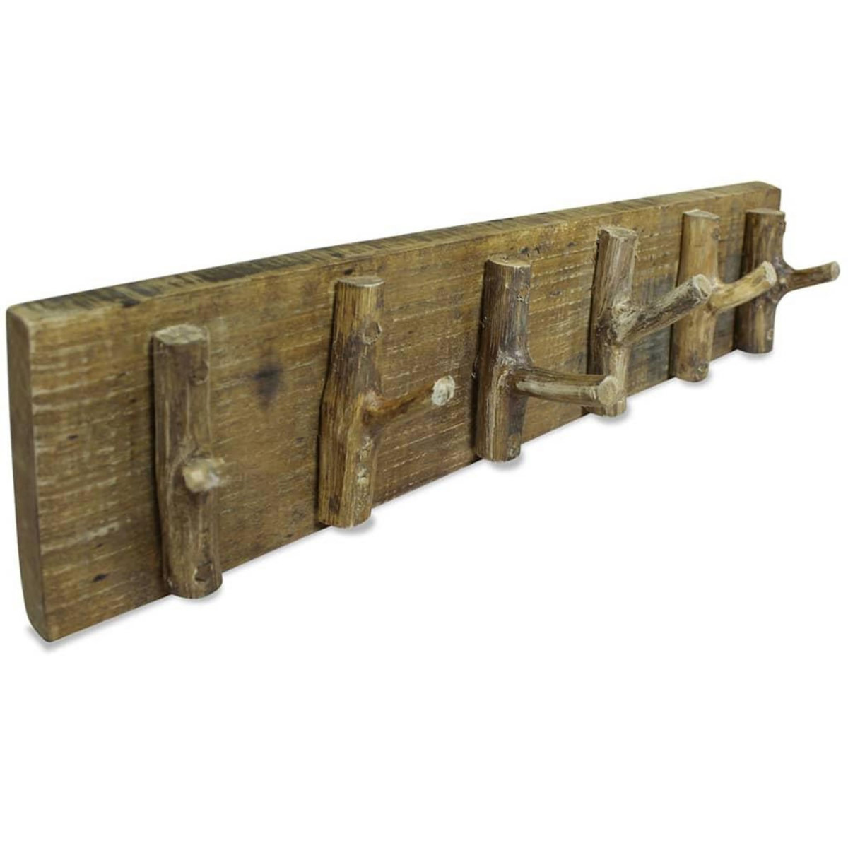 VIDAXL Porte-manteau bois de recuperation melange 60x15 cm