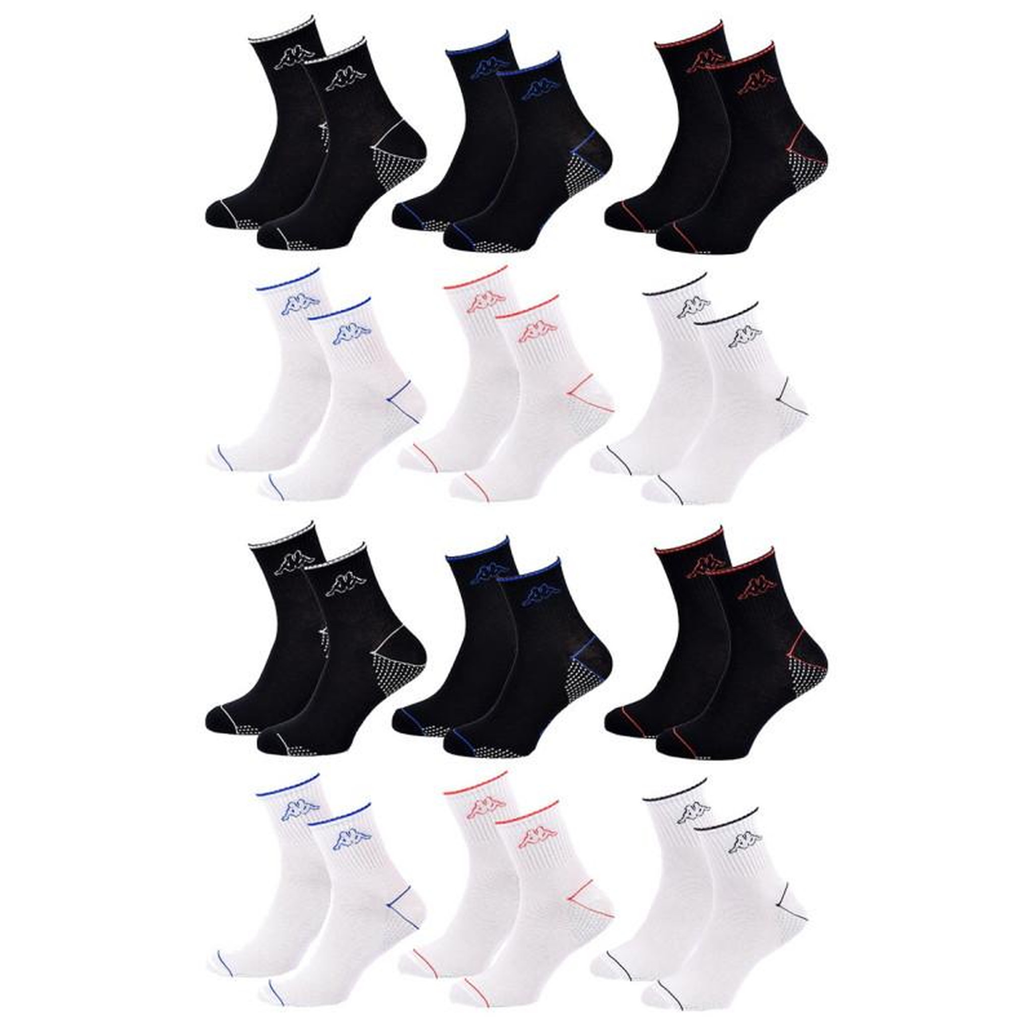 Voir la diapositive 1 : KAPPA Chaussettes Homme QUARTER KAPPA