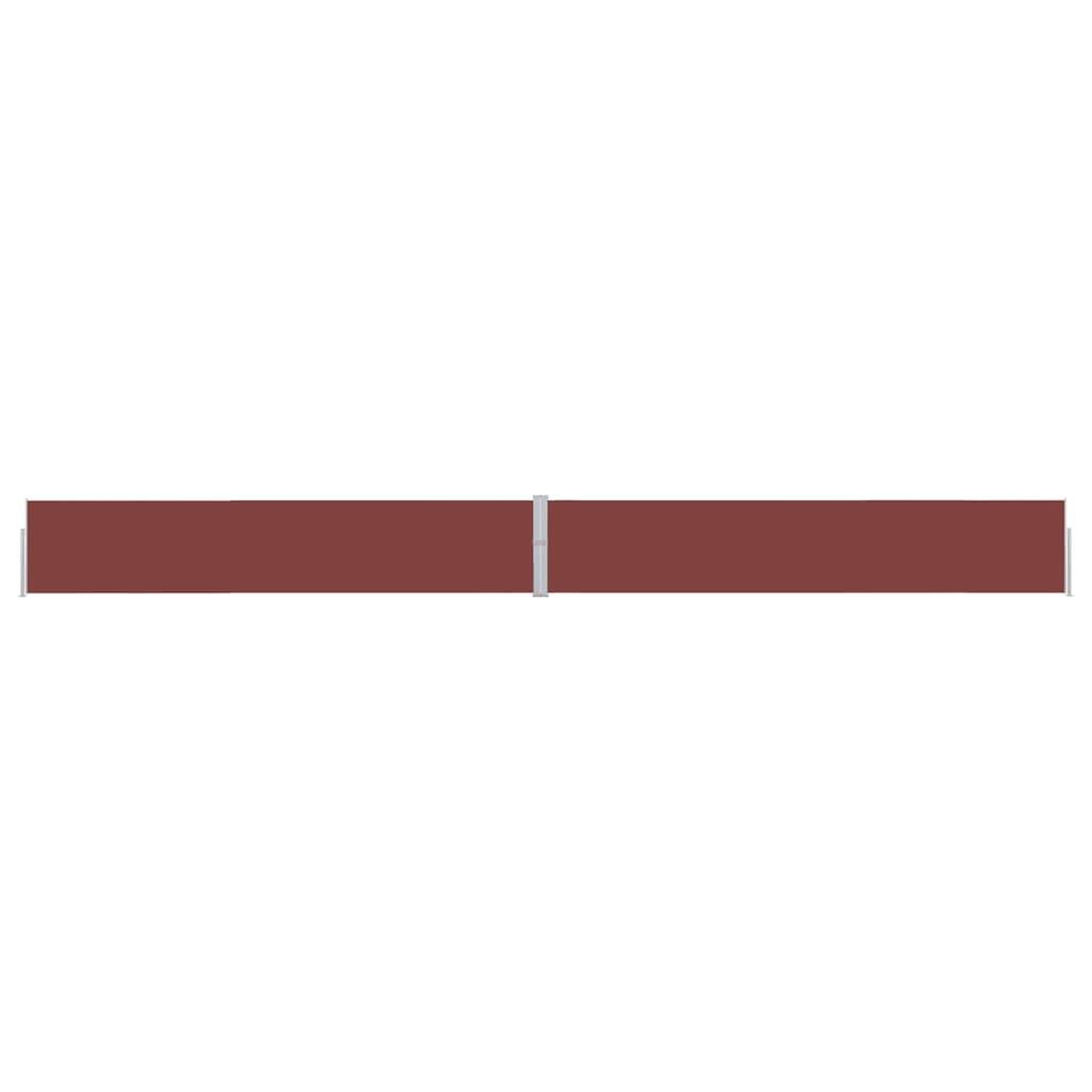 Voir la diapositive 2 : VIDAXL Auvent lateral retractable de patio 170x1200 cm Marron