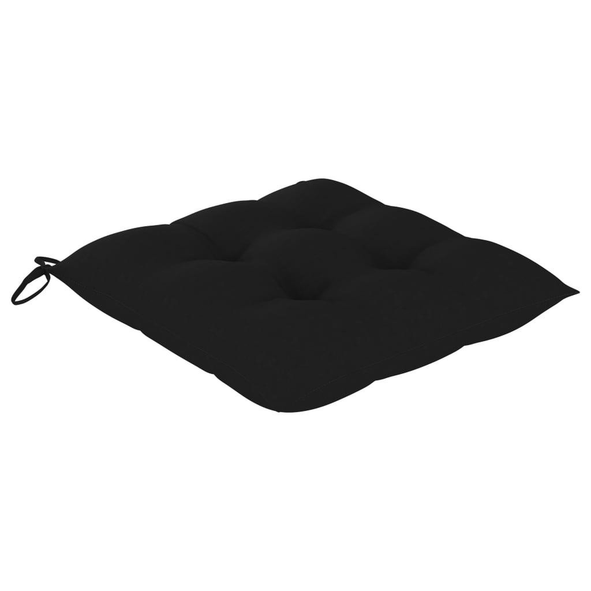 Voir la diapositive 5 : VIDAXL Chaises de jardin avec coussins noir lot de 3 Bois teck massif