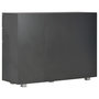 Voir la diapositive 5 : VIDAXL Buffet Noir brillant 107x35x80,5 cm