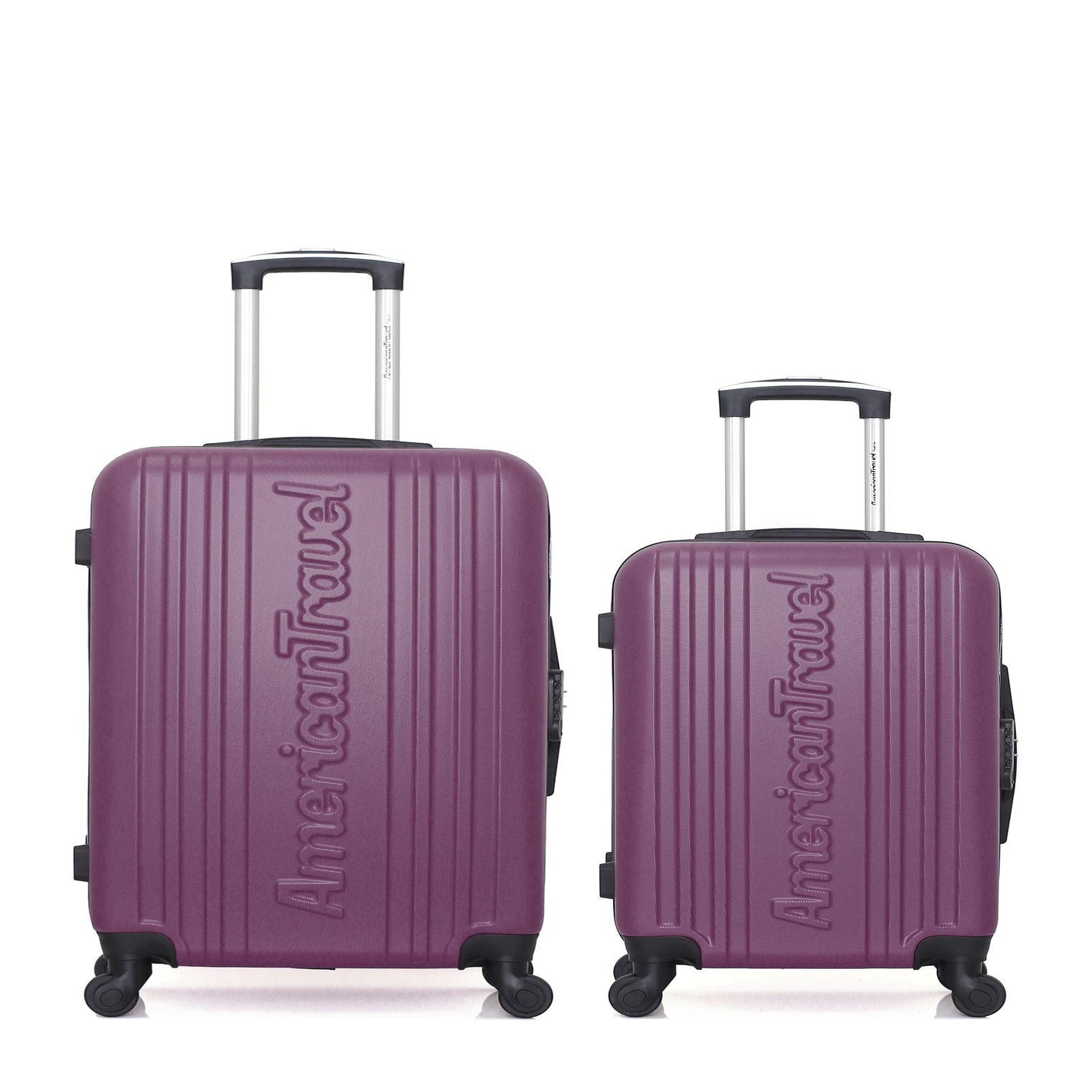 AMERICAN TRAVEL American travel - lot de 2 - valise weekend et valise cabine springfield. Coloris disponibles : Bleu
