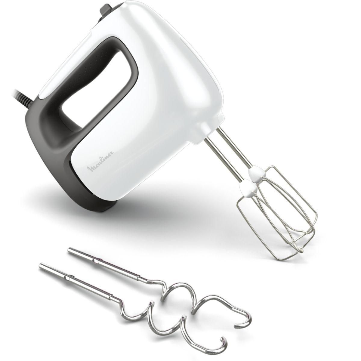 MOULINEX Batteur PREP'MIX+ 500W HM461110 + 2 accessoires