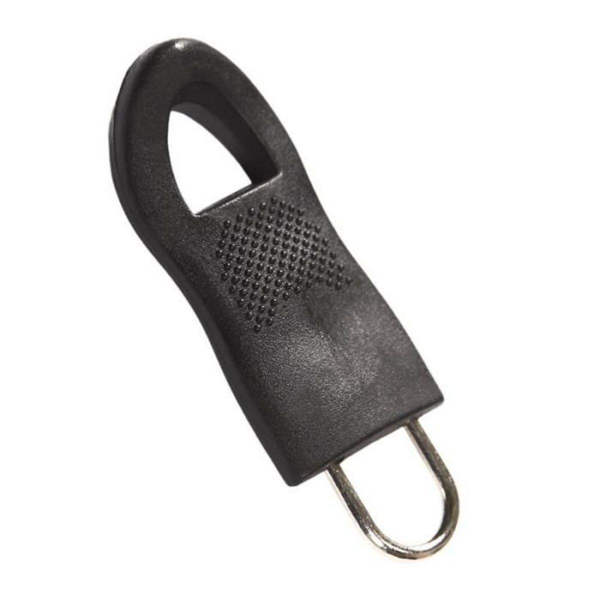 Paris Prix Lot de 4 Anneaux de Fermeture  Zippés  5cm Noir