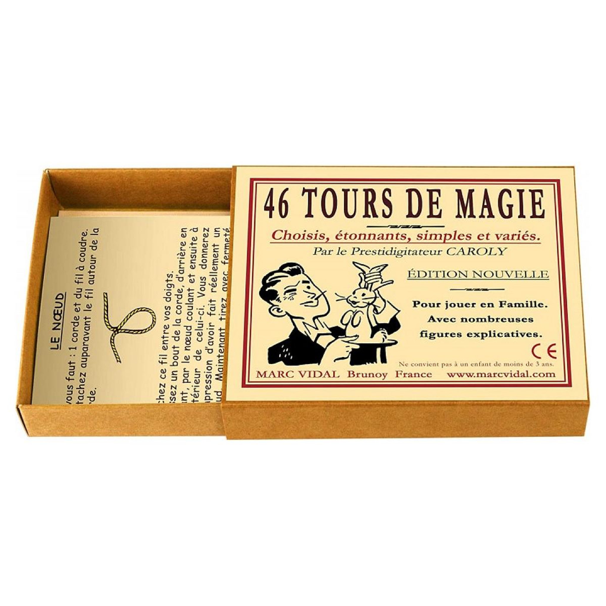 MARC VIDAL Petite boite - 46 tours de magie