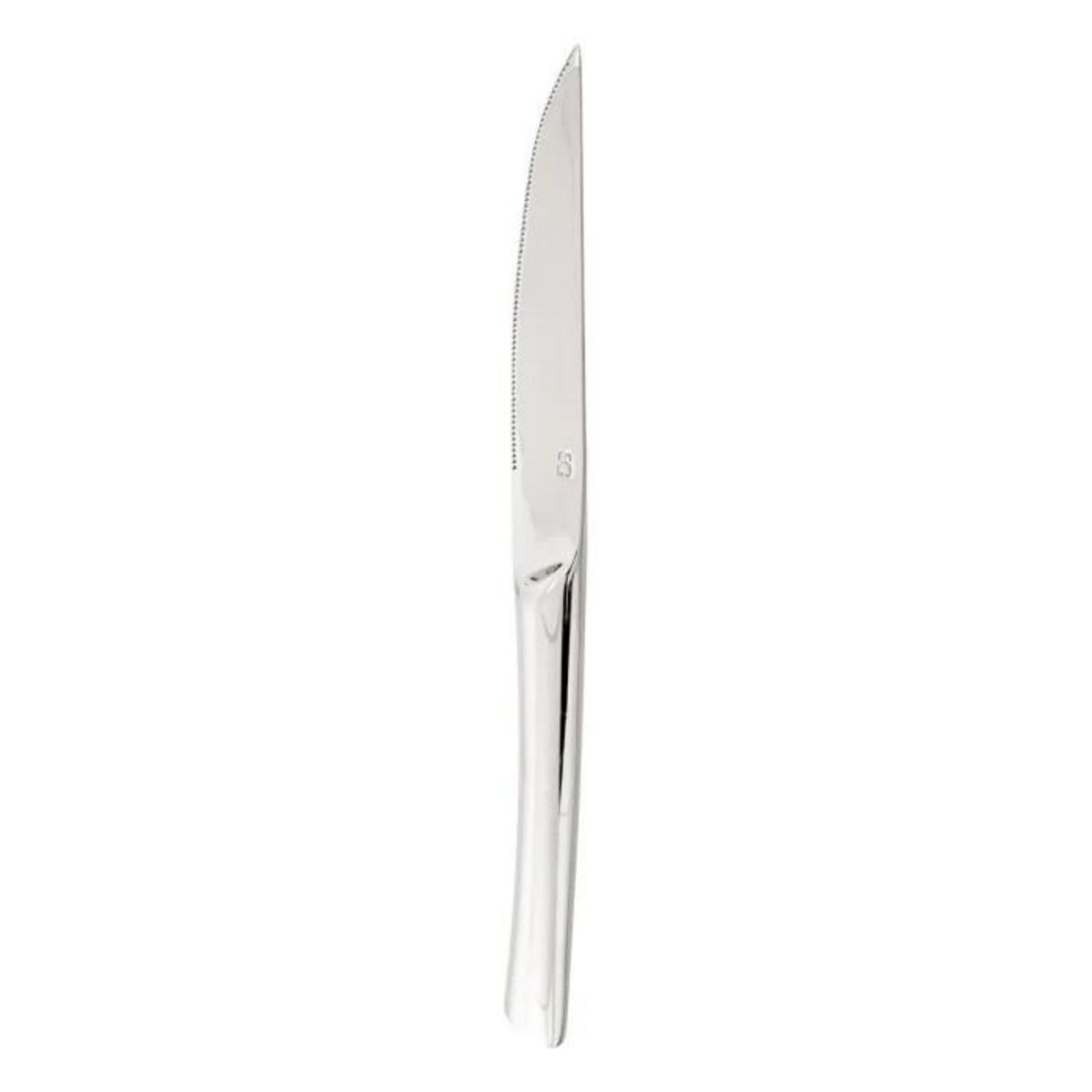 SECRET DE GOURMET Lot de 4 Couteaux à Steak  Olympe  22cm Argent