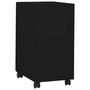Voir la diapositive 4 : VIDAXL Classeur mobile Noir 30x45x59 cm Acier