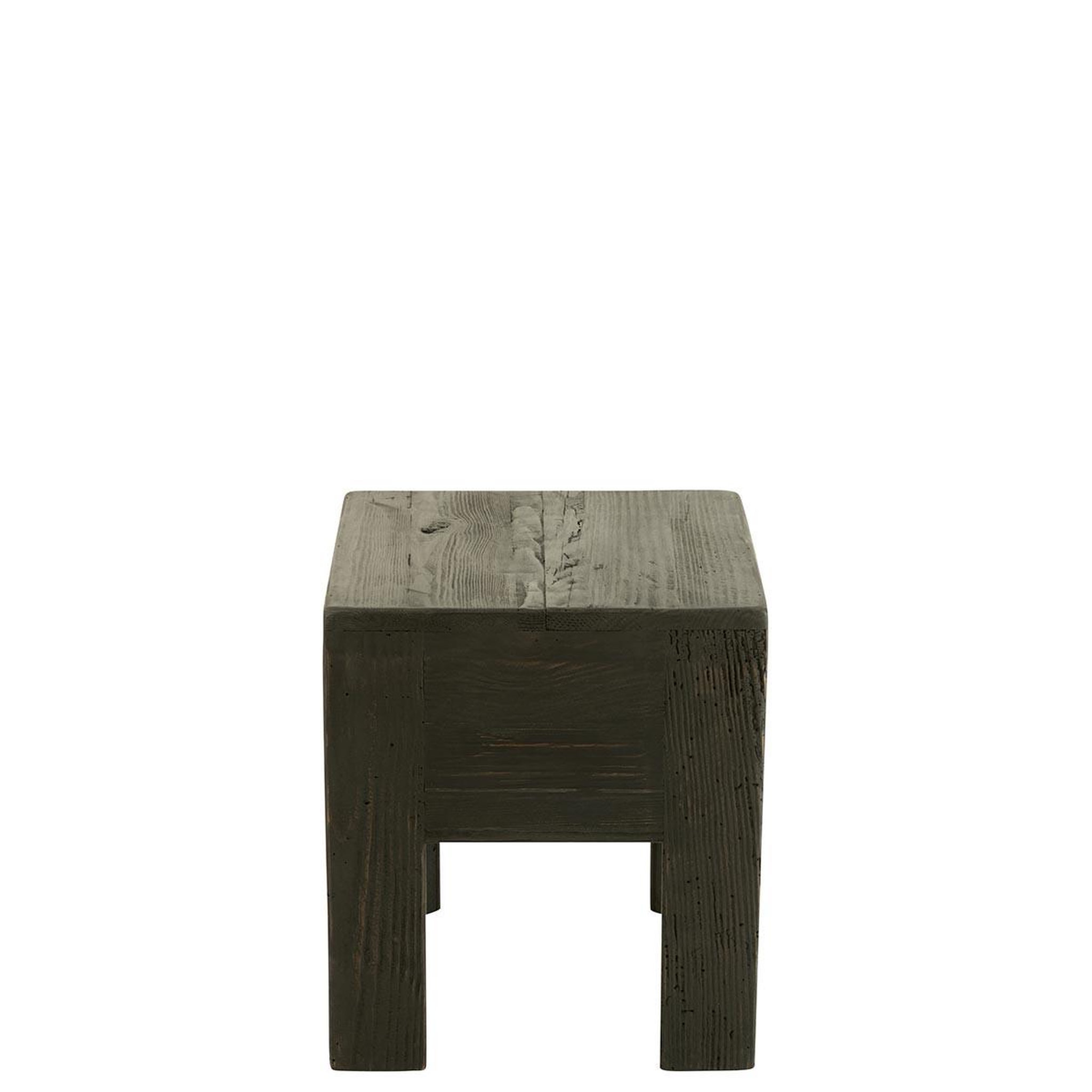 Voir la diapositive 3 : J-LINE Tabouret en bois  will  40cm noir