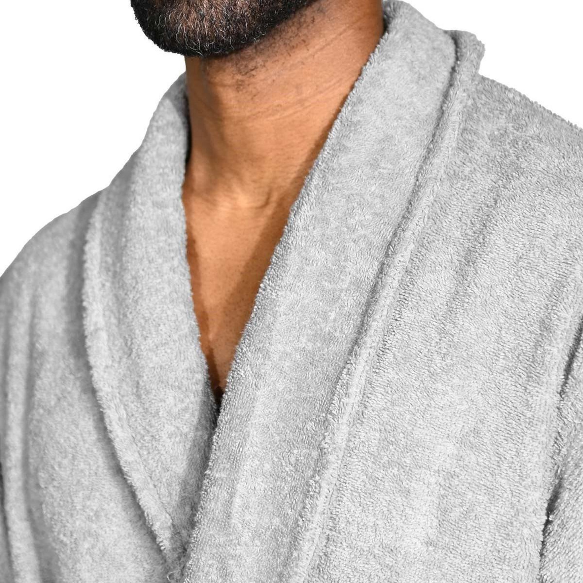 Voir la diapositive 5 : Sensei Maison Peignoir éponge homme-femme col châle 400 g/m² STUDIO