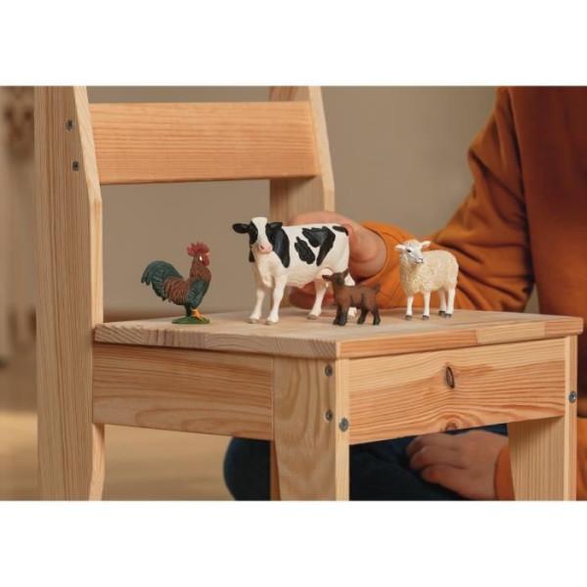 Voir la diapositive 3 : Schleich Mes Premiers Animaux de la Ferme, Coffret schleich d'animaux, SCHLEICH 42729 Farm World, des 5 ans