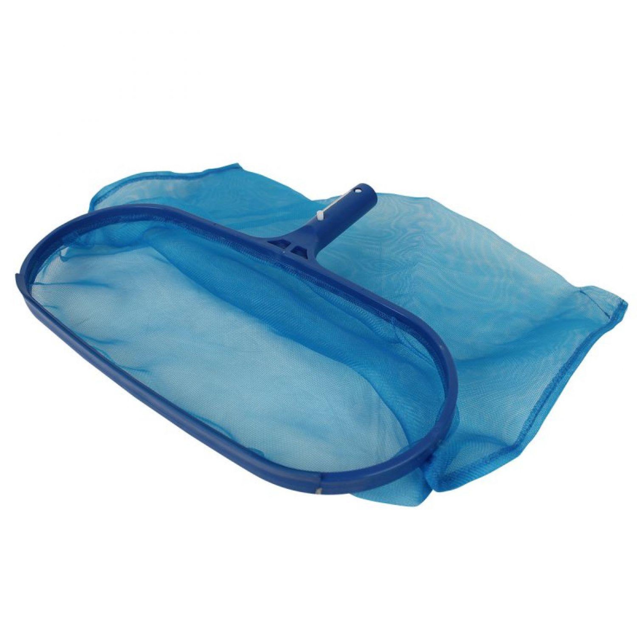 LINXOR Tête d'épuisette de fond bleu pour piscine adaptable sur manche standard ou télescopique