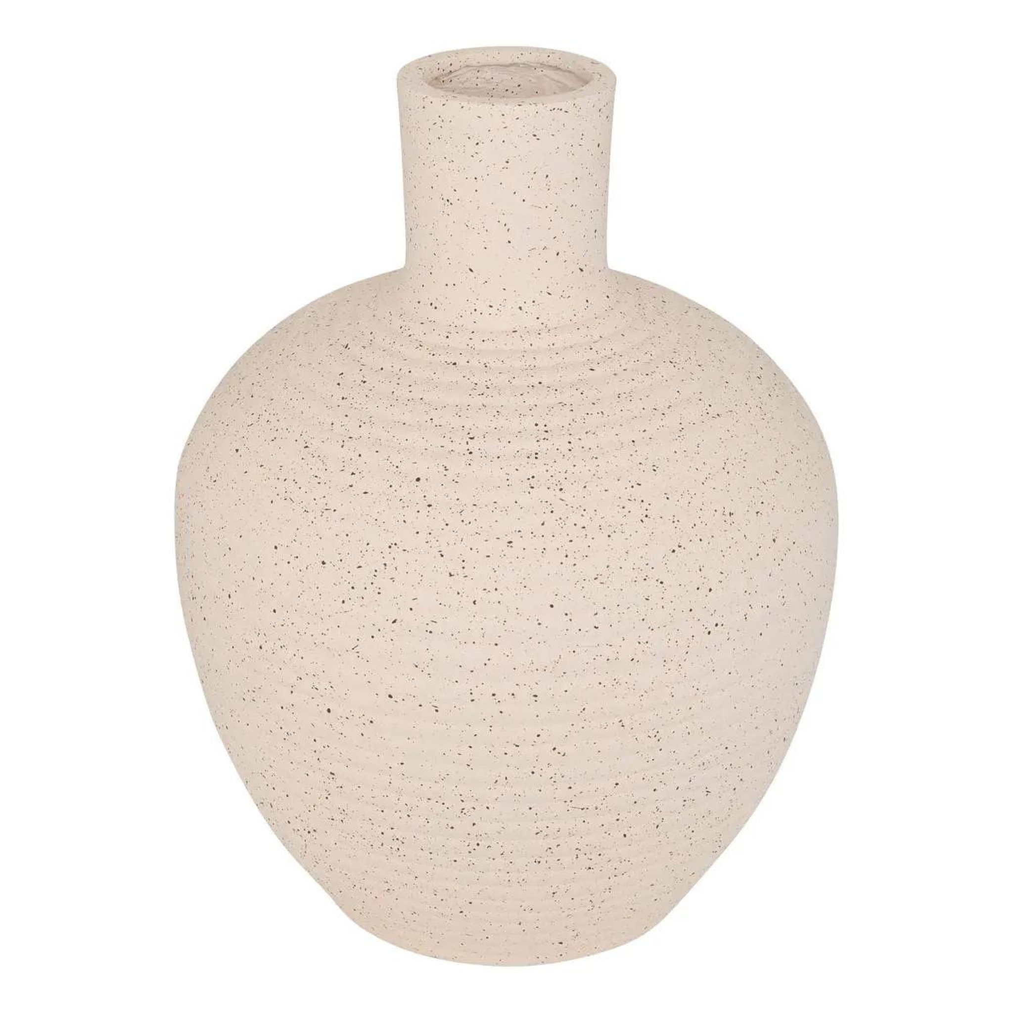 ATMOSPHERA Vase déco en céramique  ted  33cm blanc