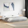 Voir la diapositive 1 : VIDAXL Cadre de lit sans matelas gris beton 180x200 cm