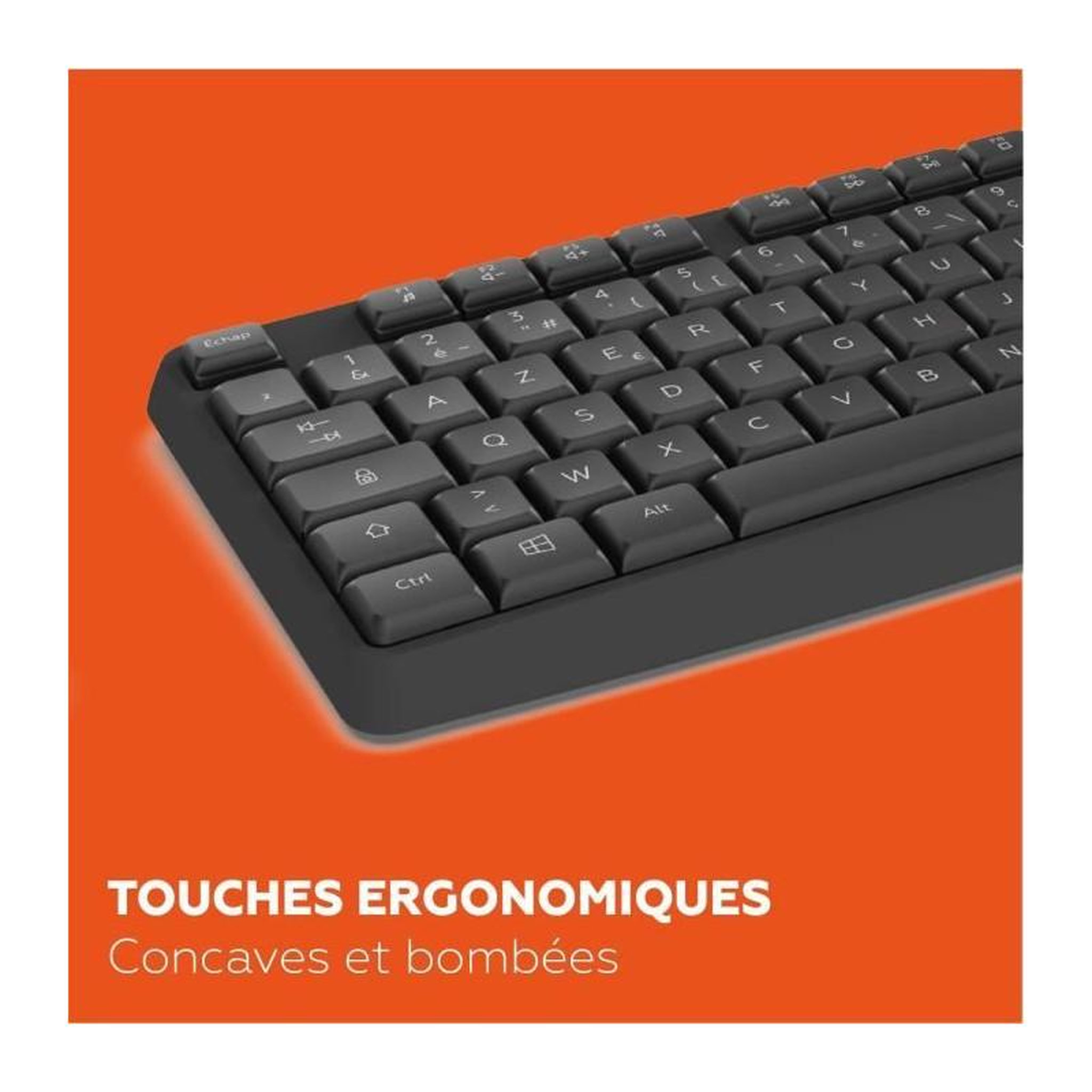 Voir la diapositive 6 : Mobility Lab Clavier sans fil - MOBILITY LAB - Deluxe - AZERTY - Noir