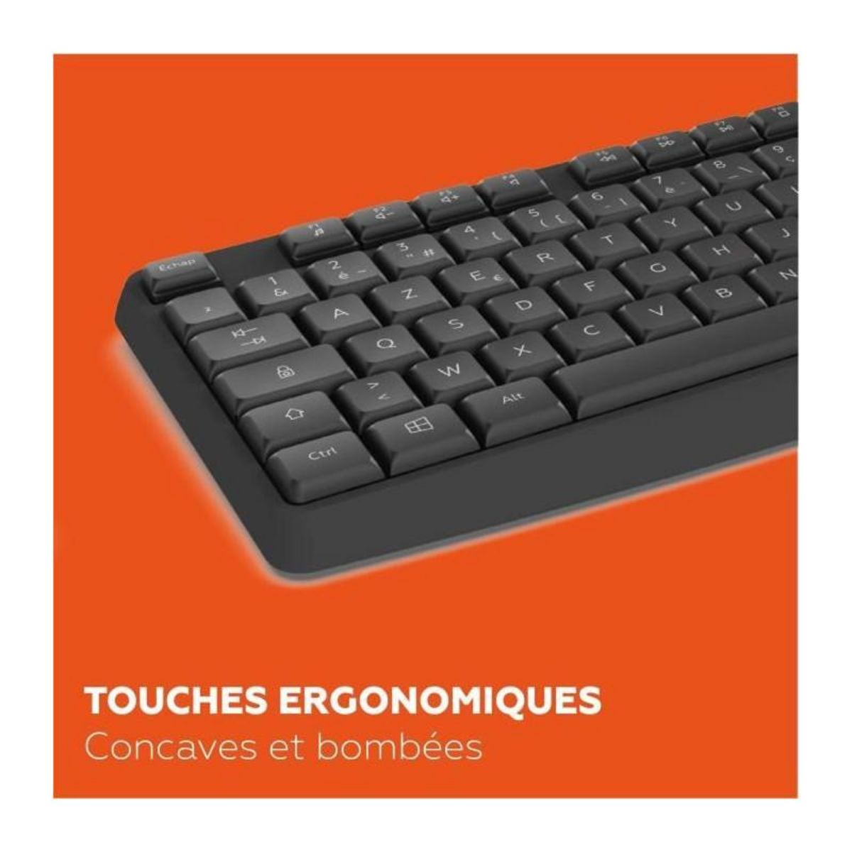 Mobility Lab Clavier sans fil - MOBILITY LAB - Deluxe - AZERTY - Noir