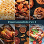 Voir la diapositive 3 : NINJA Friteuse sans huile CRISPi PRO 7-en1, 2 récipients en verre de 5.7 et 2.3L,  AS101EUCY Bleu Cyber Space