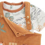 Voir la diapositive 3 : Petit Béguin Ensemble salopette bébé et t-shirt en éponge Mio