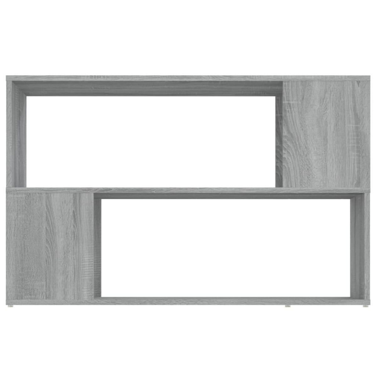 VIDAXL Bibliotheque Sonoma gris 100x24x63 cm Bois d'ingenierie