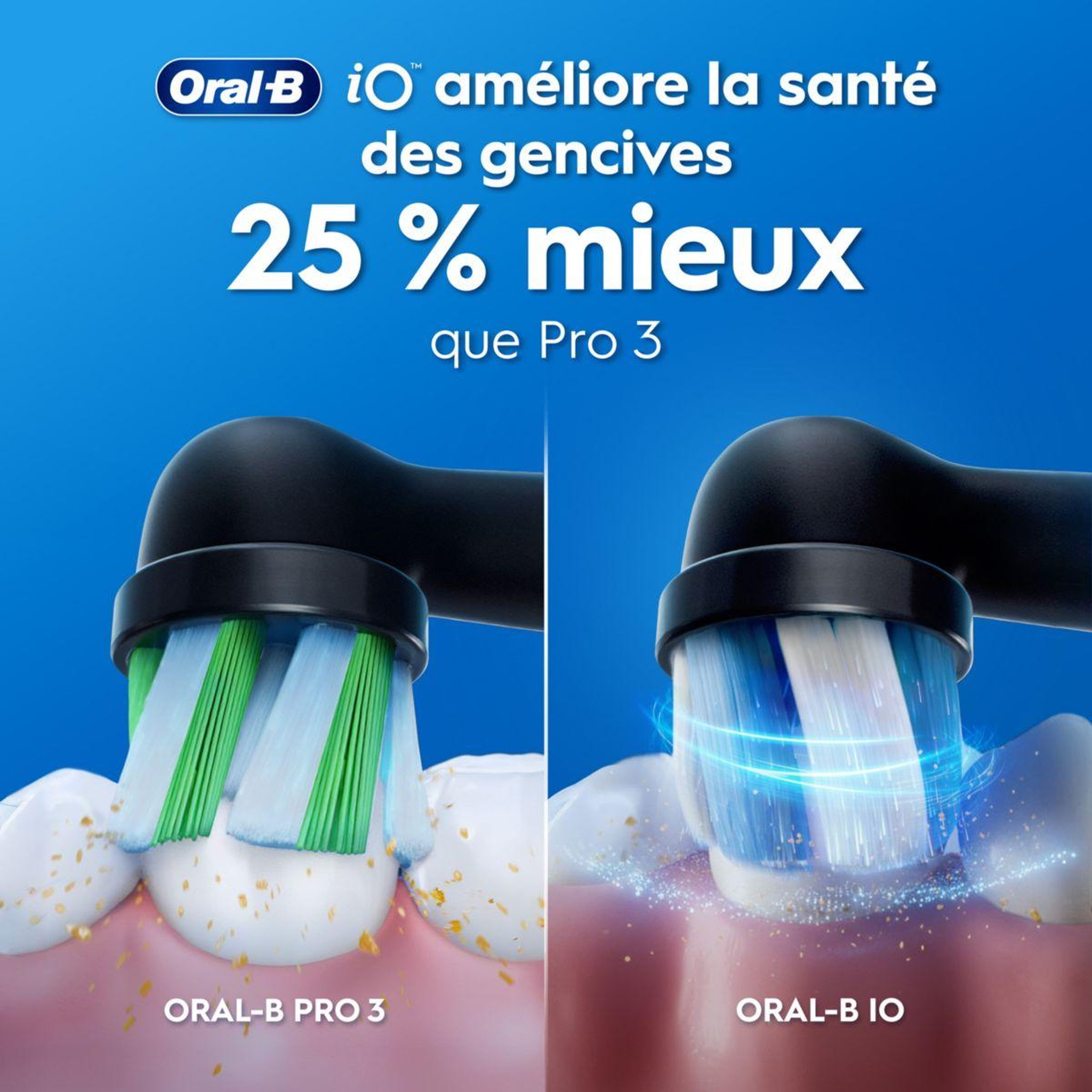 Voir la diapositive 5 : ORAL B Brosse à dents électrique io2 duo noir et rose