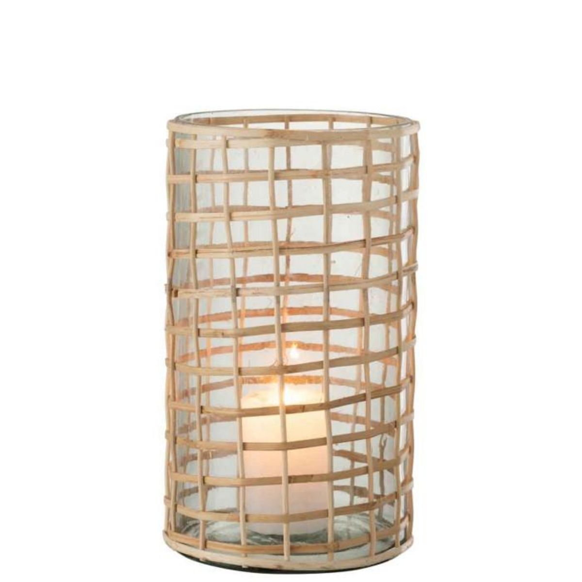 Paris Prix Photophore Design en Rotin  Lamina  25cm Naturel